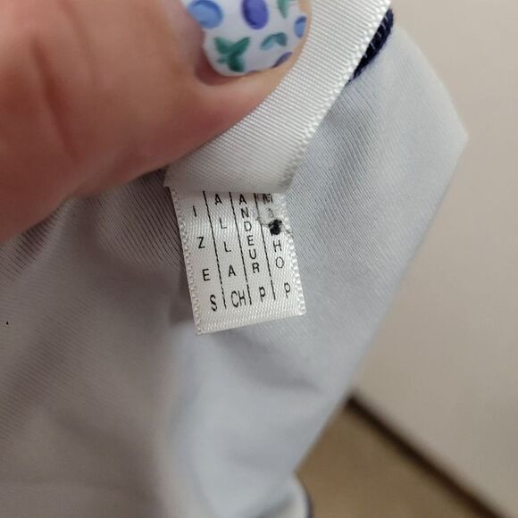 Mapale Striped Strappy Sexy Open Back Cheeky One Piece Swim Suit Size Small - Picture 11 of 11